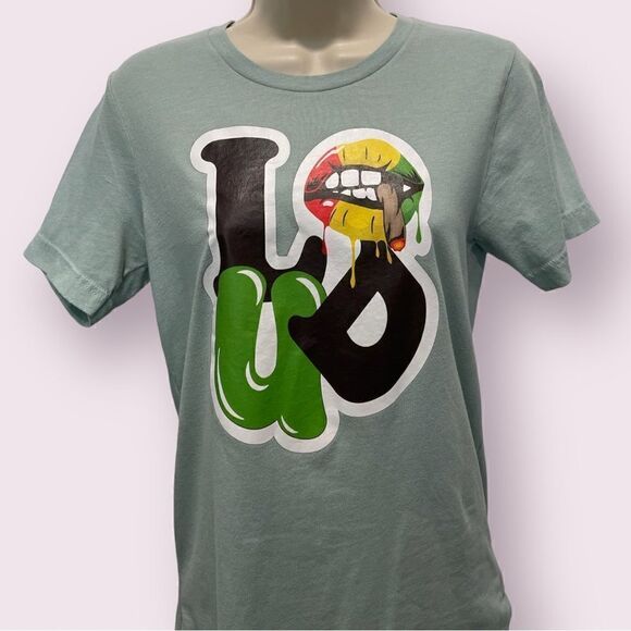 Humble Success Tops - Humble Success Loud Rasta Blunt T-Shirt Size Small